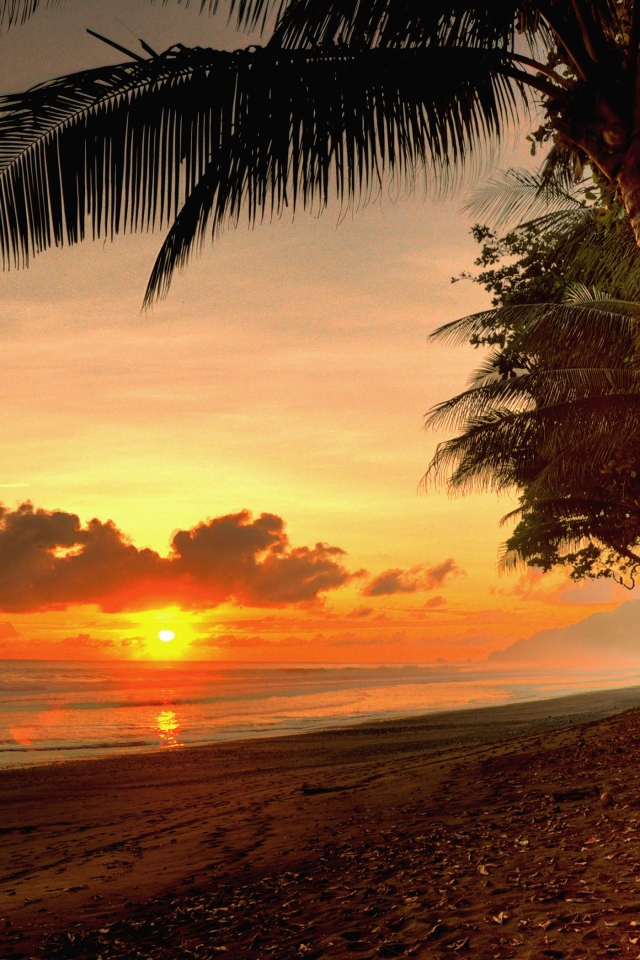 Начало солнца Коста-Рика