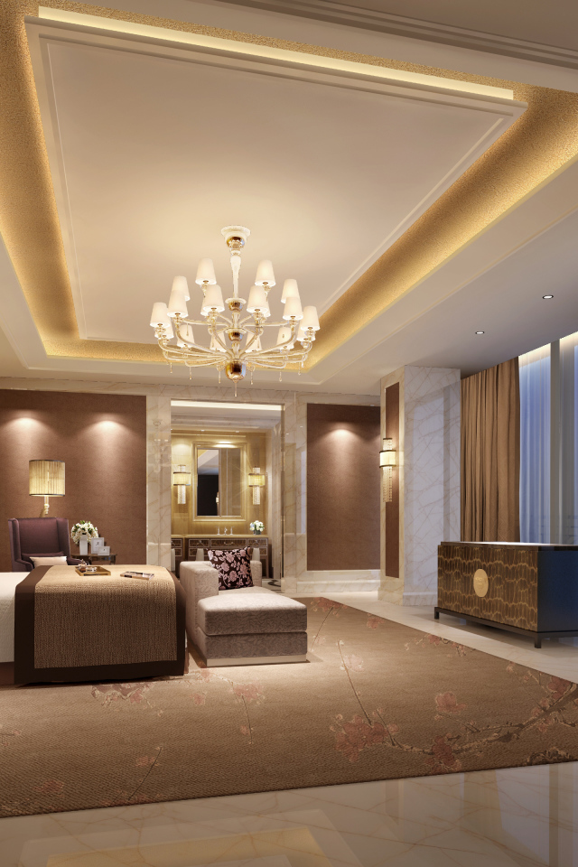 Спальня в стиле люкс