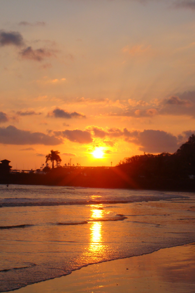 Закат на Коста-Рика