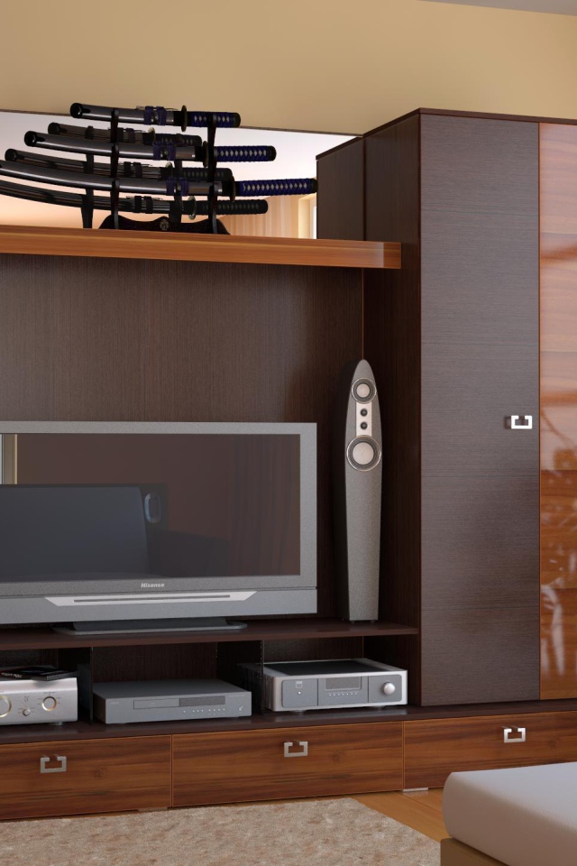 Телевизор в гостиной