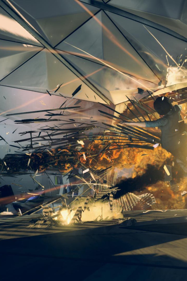 Взрыв в игре Quantum Break