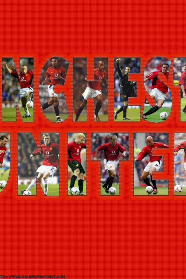 Знаменитая команда Манчестер Юнайтед