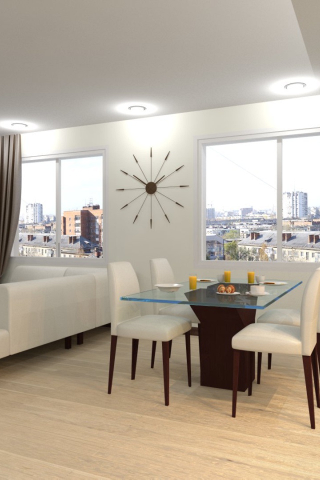 Библиотека в гостиной