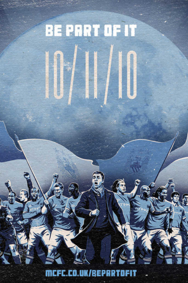 Популярная команда Манчестер Сити