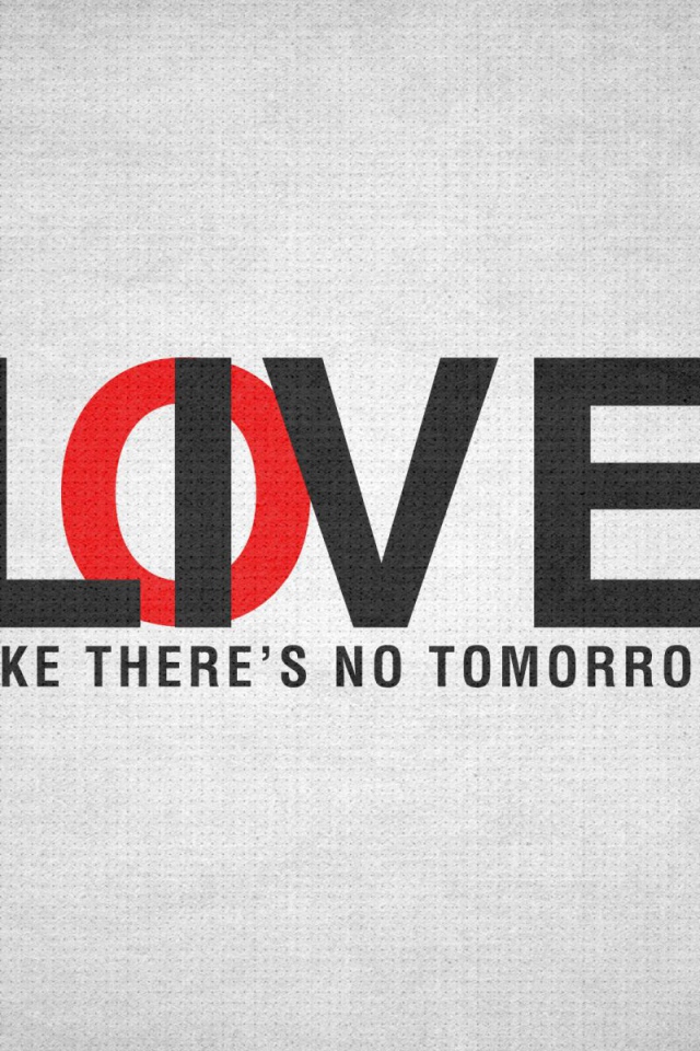 Люби как будто завтра не наступит