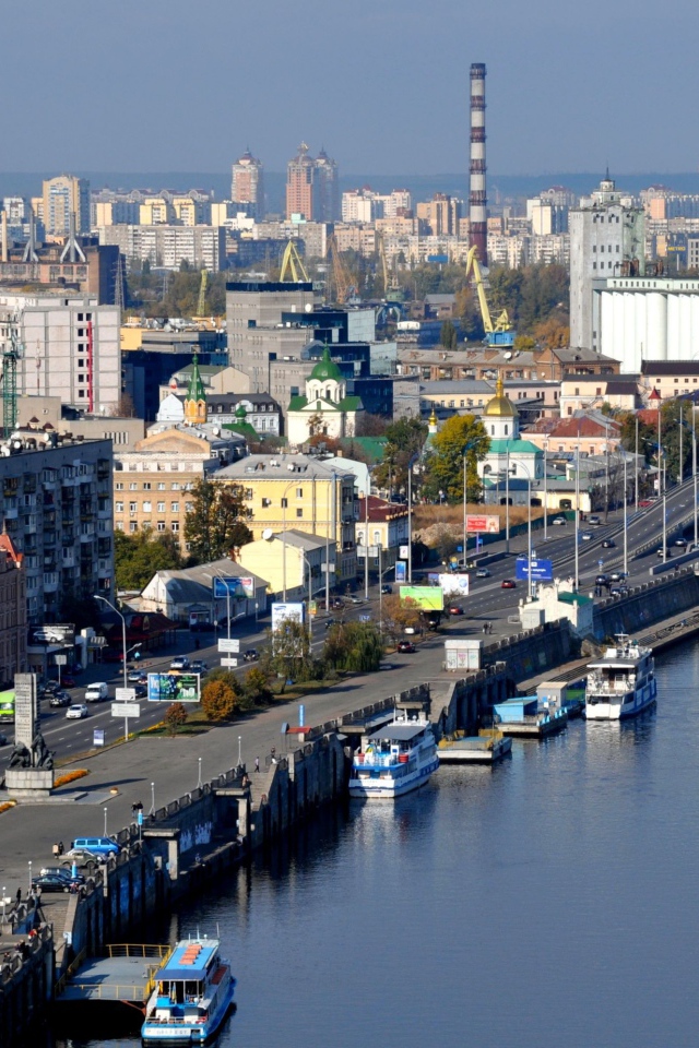 Вид на Киев сверху