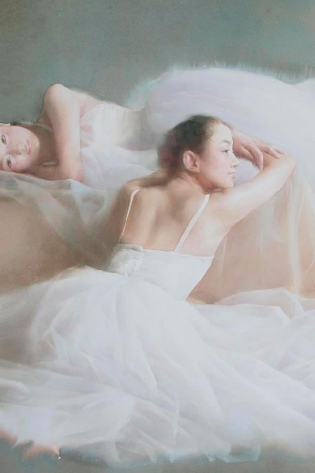 Две балерины отдыхают