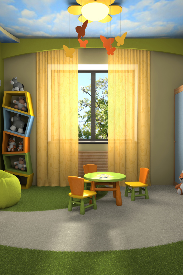 Необычный декор детской