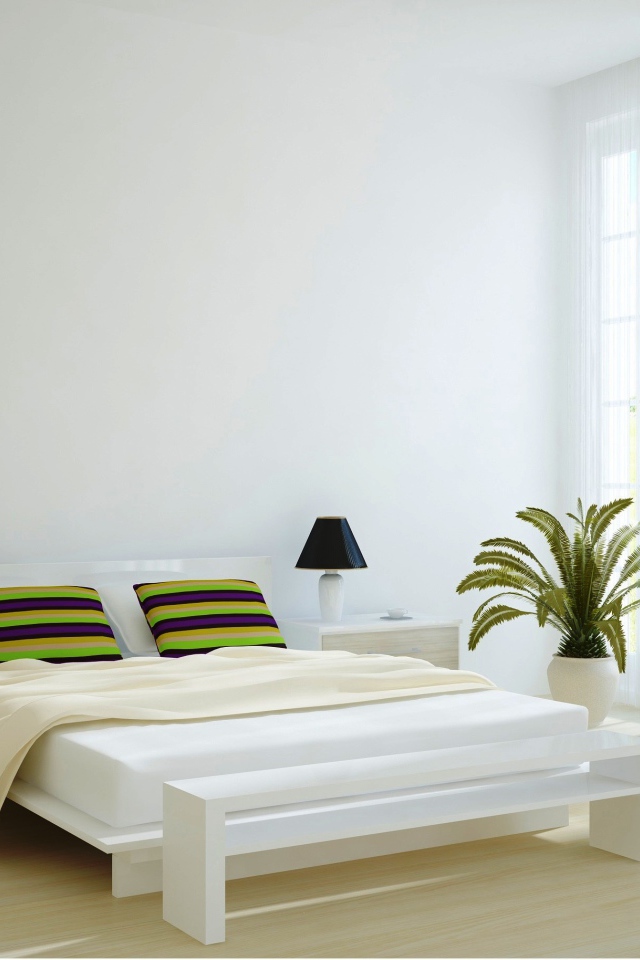Белый стиль для спальни