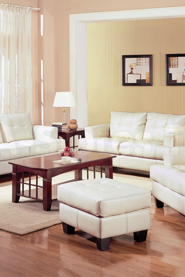 Белая мебель в гостиной