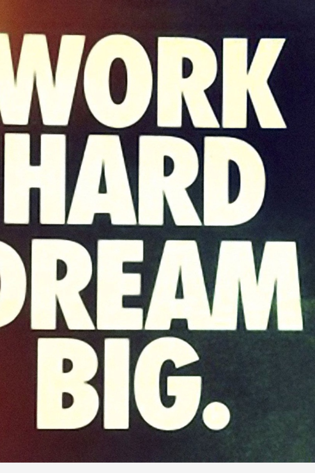 Работай и мечтай
