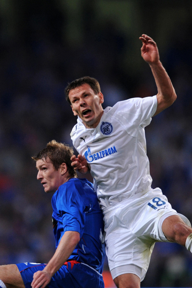 Zenit midfielder Konstantin Zyryanov game