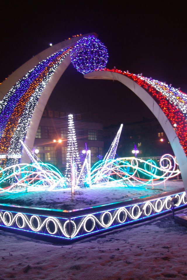 Харьков ночью