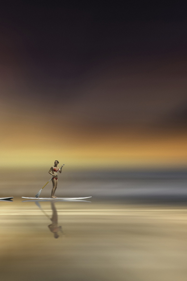 Девушки с веслами