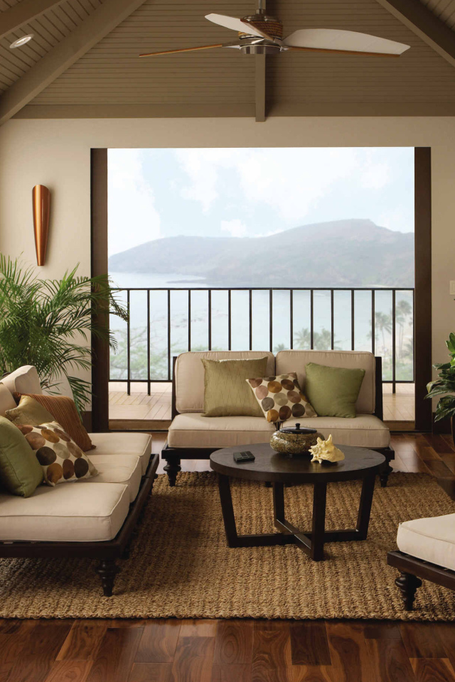 Интерьер веранды на вилле