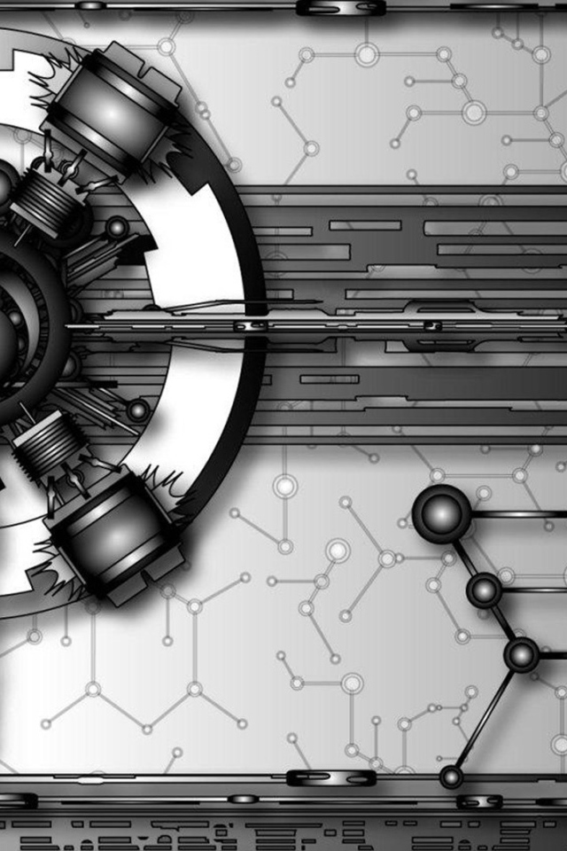 3Д механизм, абстракция