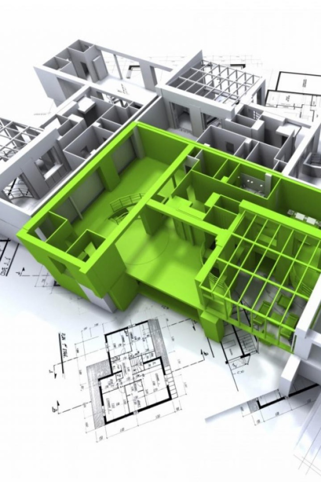 3Д модель дома