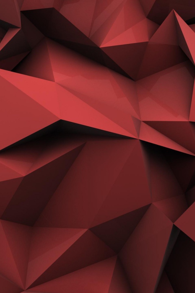 3Д структура красного цвета, абстракция