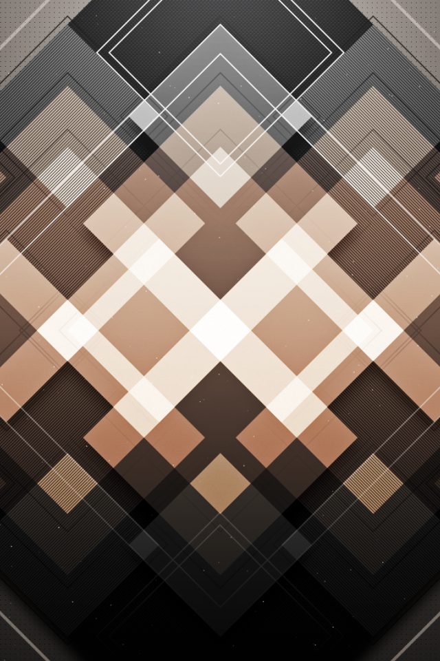 Абстрактные коричневые квадраты