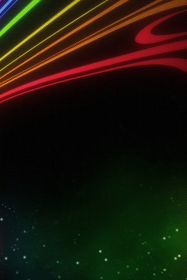 Абстрактное радужное лицо