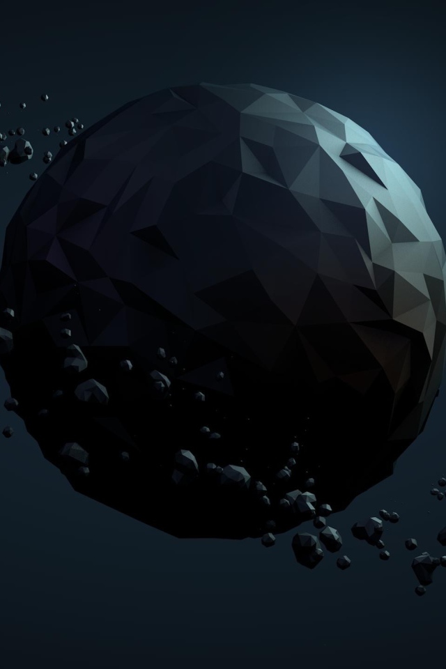 Астероиды вокруг планеты, 3-Д графика