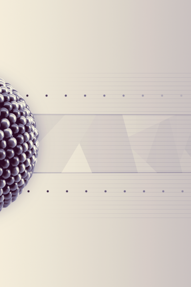 Шар из черных шаров 3Д