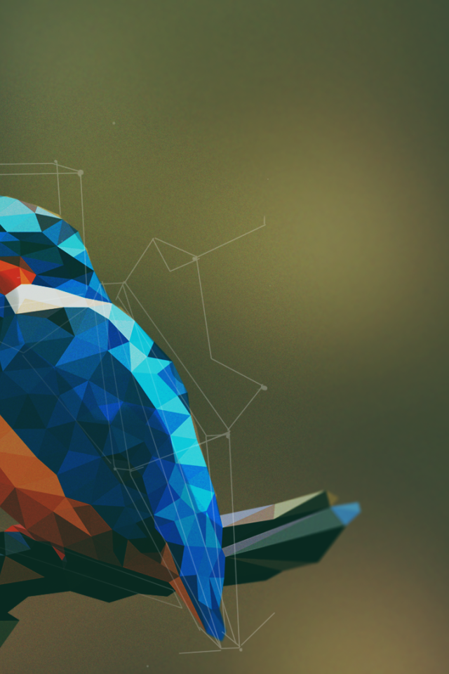 Птица щурок, 3Д графика