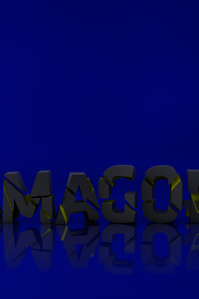 Черные буквы на голубом фоне