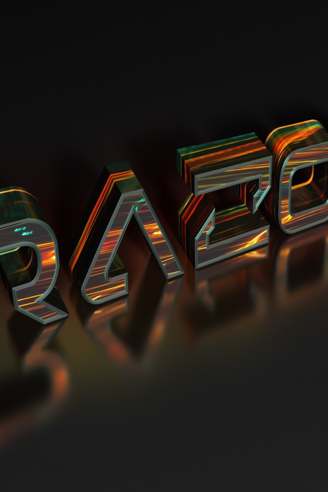 Надпись Razor, 3Д графика