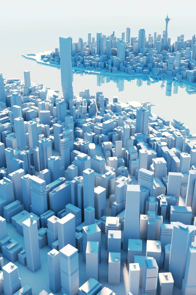 Город в формате 3Д