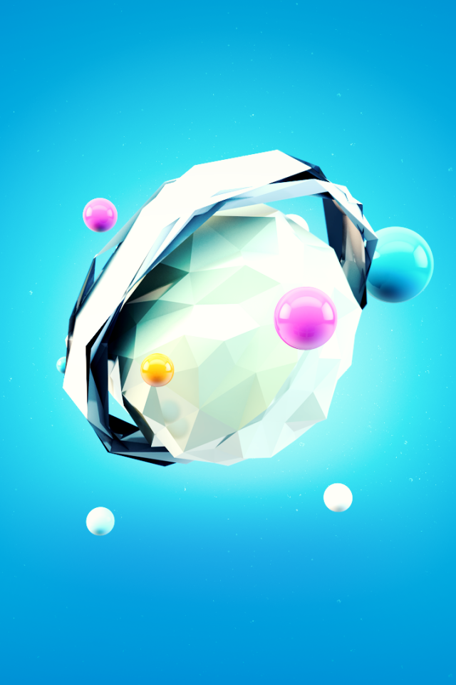 Кристалл в оправе 3Д