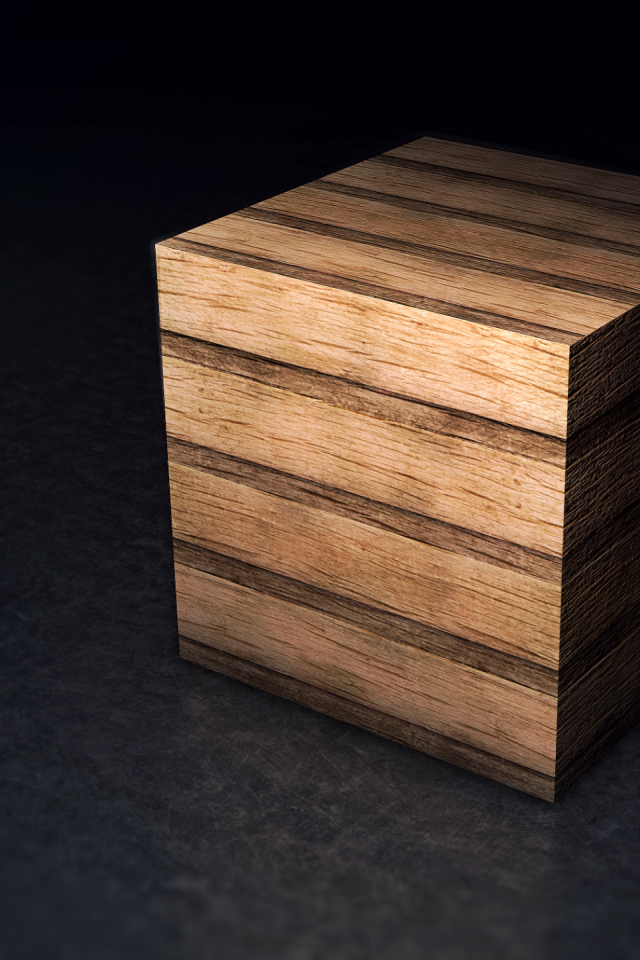 Куб из дерева