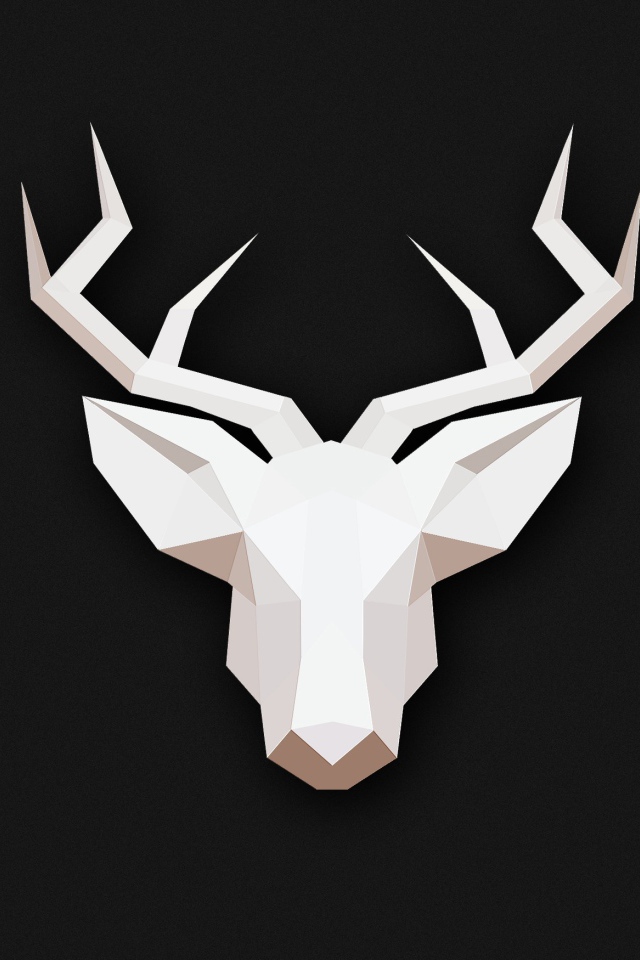 Голова оленя, 3-Д графика