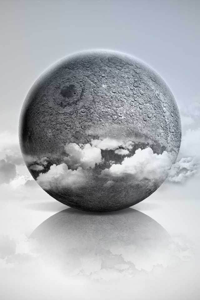 Цифровой серый шар