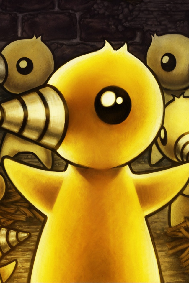 Утята с конусообразными клювами