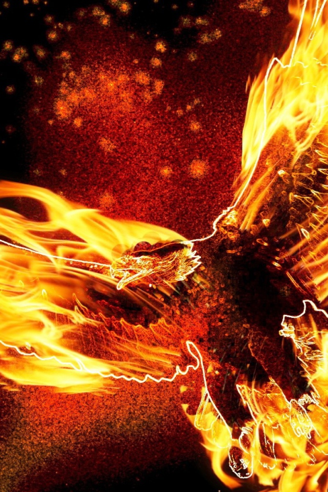 Орел из огня