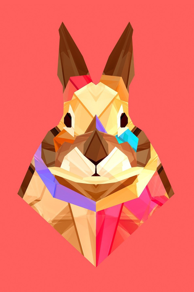 Заяц, 3-Д графика