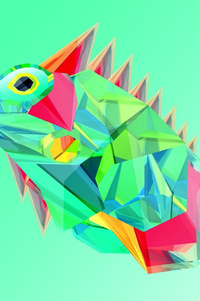 Игуана, 3-Д графика