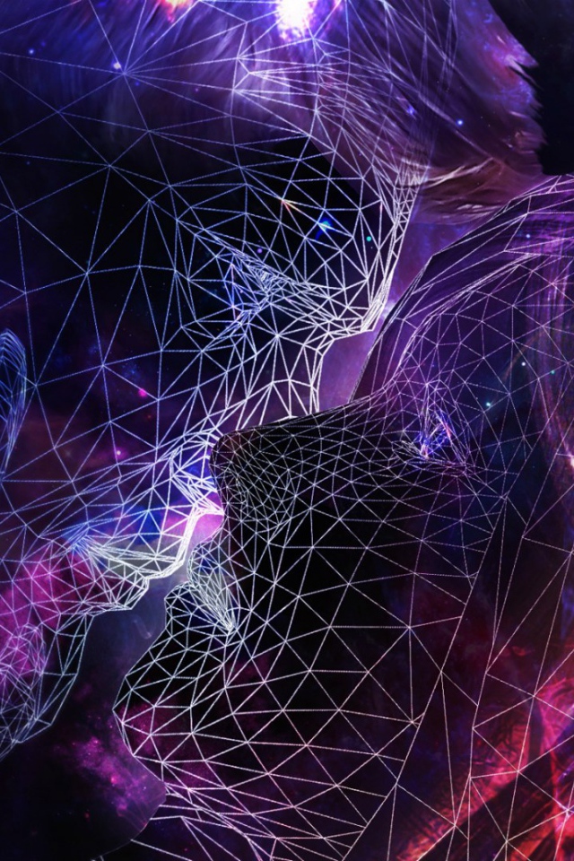 Целующиеся люди в 3Д