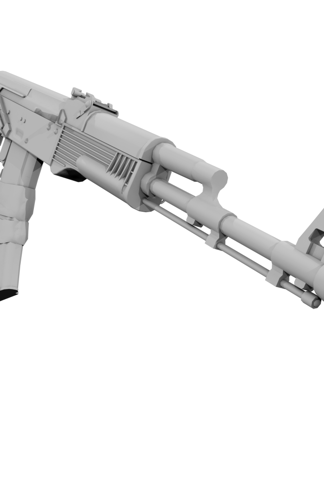 Модель оружия, 3-Д графика