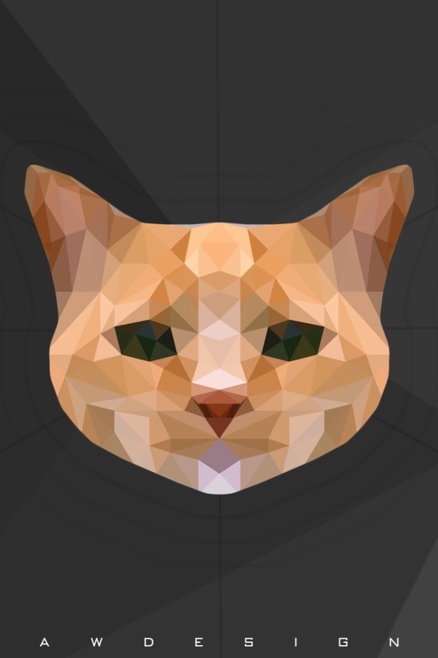 Морда кота, 3-Д графика