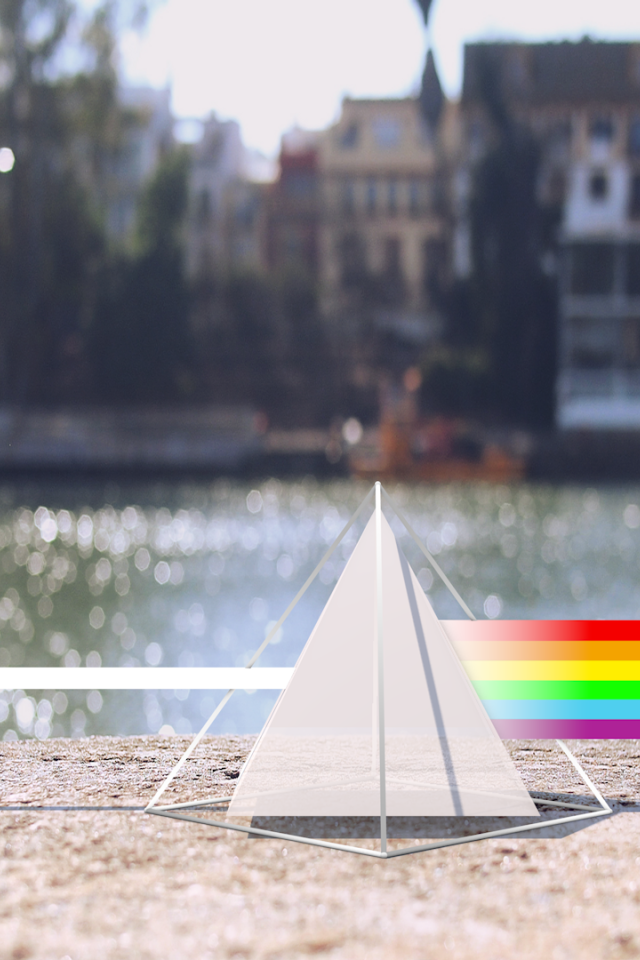 Призма на набережной, 3Д графика