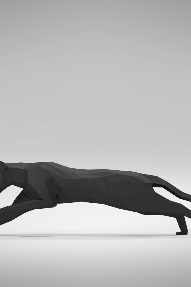 Пума в 3-Д графике