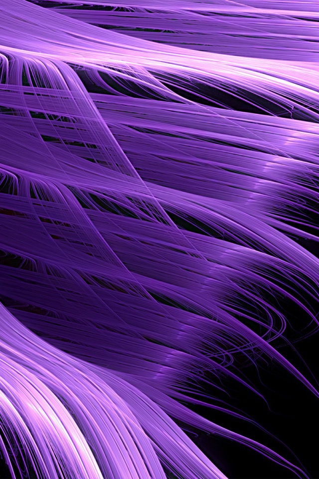 Фиолетовые абстрактные волны