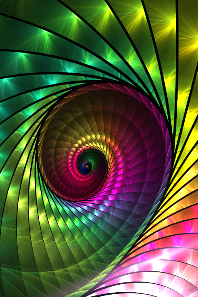 Радужная раковина 3Д