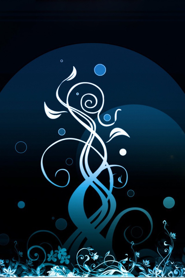 Изящный белый орнамент