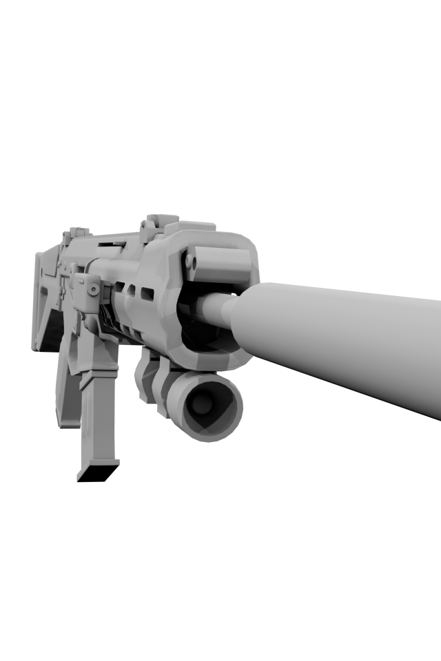 Снайперская винтовка, 3Д модель