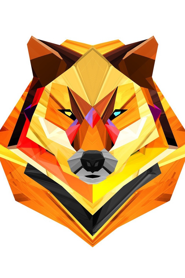 Голова лисы, 3-Д графика