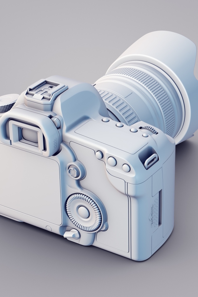 Модель фотоаппарата, 3-Д графика