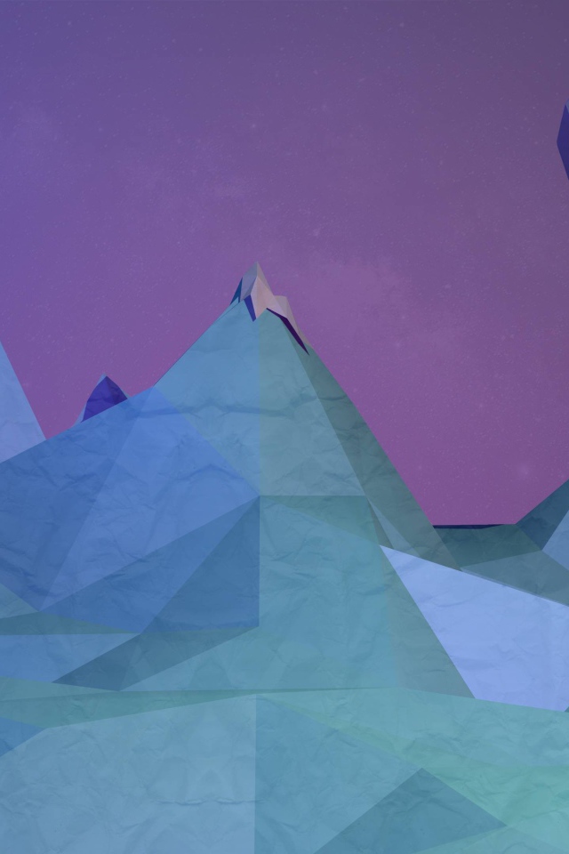 Луна над горами, 3Д графика